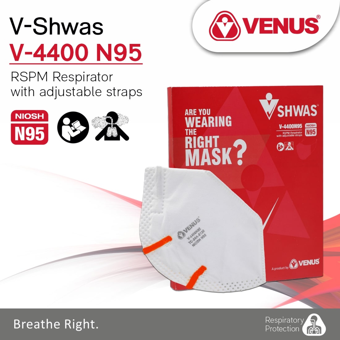 Venus V-4400 N95 Mask